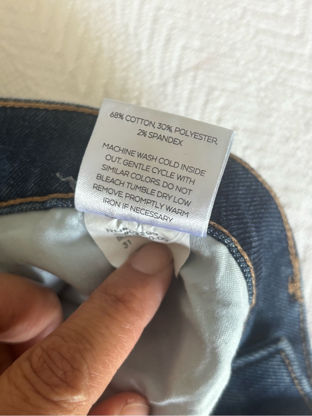 Level 99 Wide-Leg High-Rise Jeans in Dark Blue Denim - Picture 8 of 13